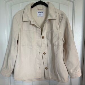 Old Navy Girls Tan Utility Shacket